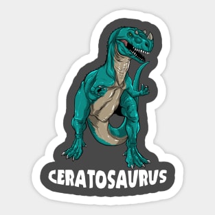 Ceratosaurus Dinosaur Design Sticker